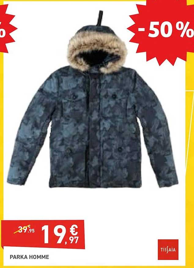 Promo Parka Homme Tissaia Chez E Leclerc Icatalogue Fr