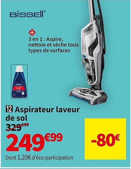 Promo Aspirateur Laveur De Sol Bissell Chez Conforama Icatalogue Fr