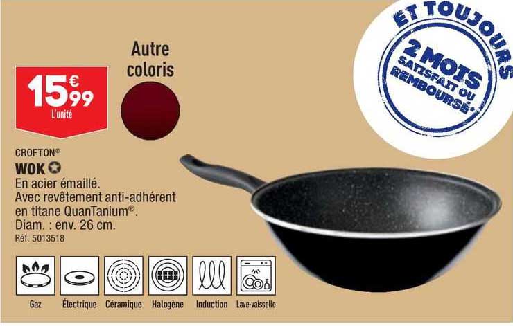 Promo Crofton Wok Chez Aldi Icatalogue Fr