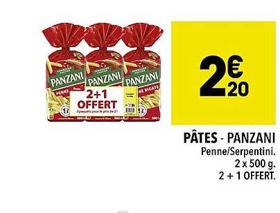 Promo P Tes Panzani Chez Supeco Icatalogue Fr