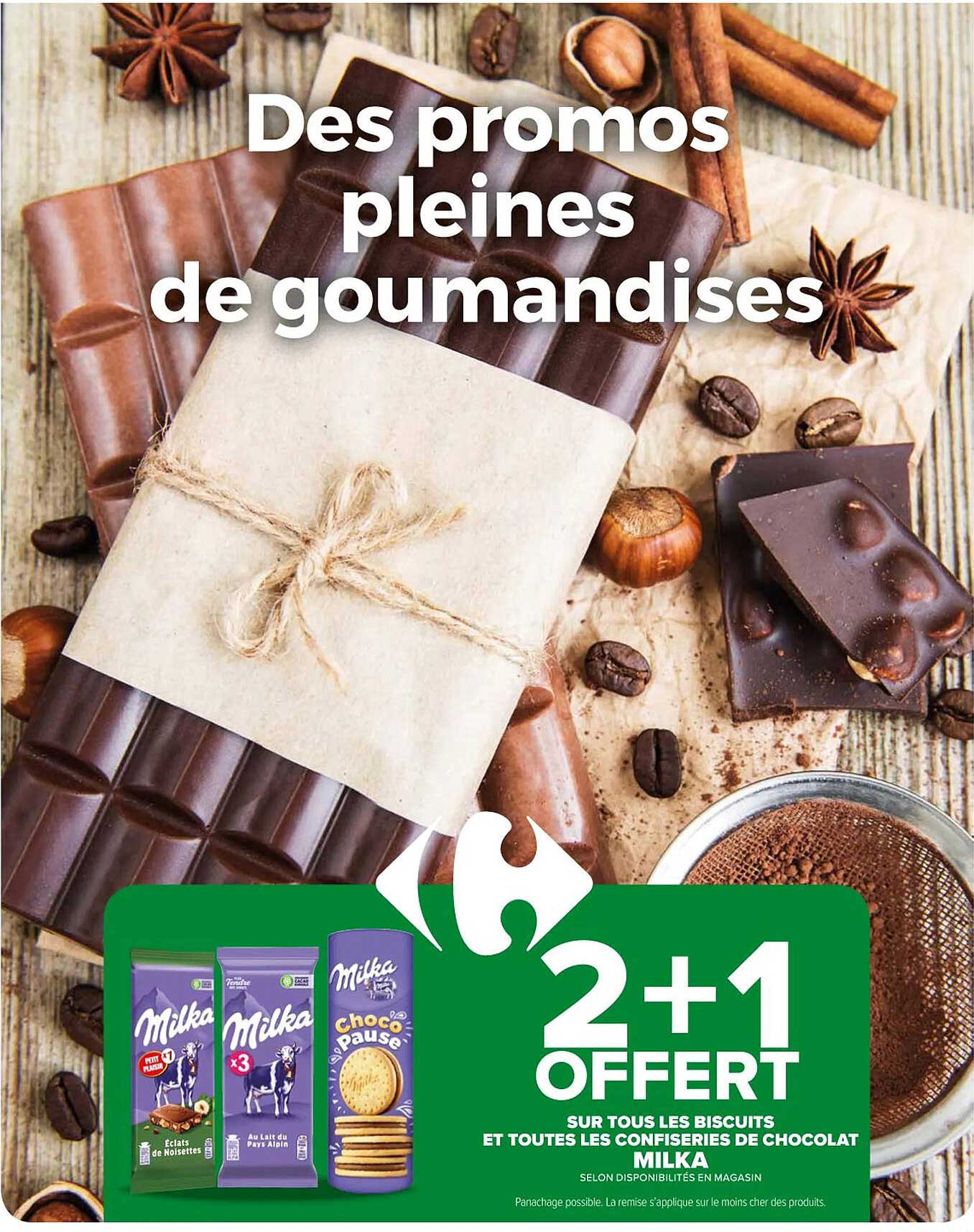 Promo Les Biscuits Et Les Confiseries De Chocolat Milka Chez Carrefour