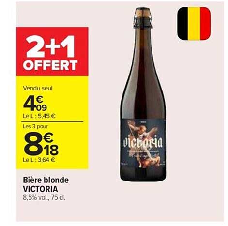 Promo Bi Re Blonde Victoria Chez Carrefour Market Icatalogue Fr