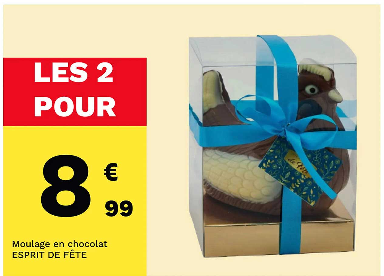 Promo Moulage En Chocolat Esprit De Fête chez Carrefour iCatalogue fr