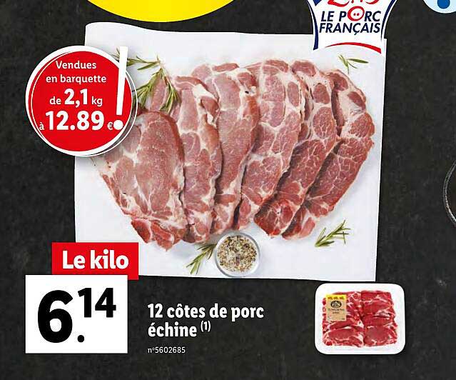 Promo C Tes De Porc Chine Chez Lidl Icatalogue Fr