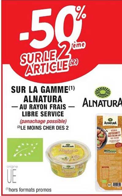 Offre La Gamme Alnatura Chez Cora