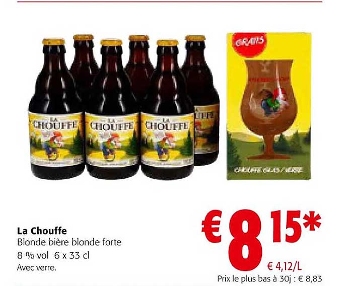 Promo La Chouffe Blonde Bière Blonde Forte chez Colruyt iCatalogue fr