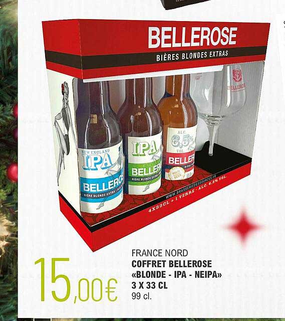 Promo France Nord Coffret Bellerose Blonde Ipa Neipa X Cl