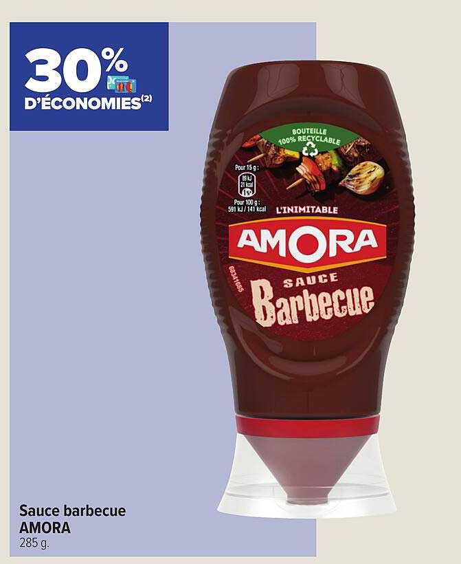 Promo Sauce Barbecue Amora Chez Carrefour City Icatalogue Fr