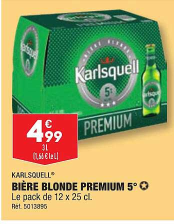 Promo Bi Re Blonde Premium Karlsquell Chez Aldi Icatalogue Fr