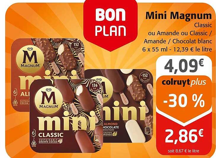 Promo Mini Magnum Chez Colruyt ICatalogue Fr