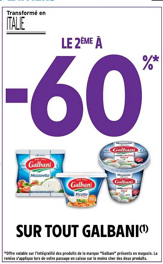 Promo Galbani chez Intermarché Express iCatalogue fr