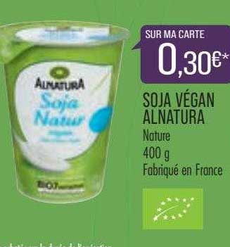 Promo Soja V Gan Alnatura Chez Match Icatalogue Fr