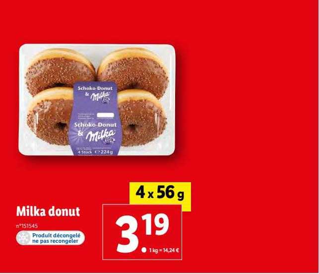 Promo Milka Donut Chez Lidl ICatalogue Fr