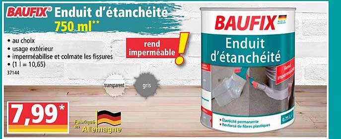 Promo Baufix Enduit D Tanch It Ml Chez Norma Icatalogue Fr