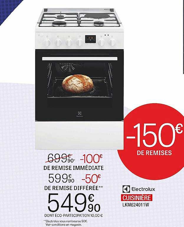 Promo Cuisinière Electrolux chez Extra iCatalogue fr