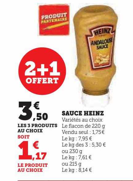 Promo Sauce Heinz Chez Hyper U Icatalogue Fr