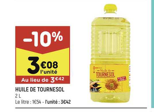 Promo Huile De Tournesol Chez Leader Price ICatalogue Fr