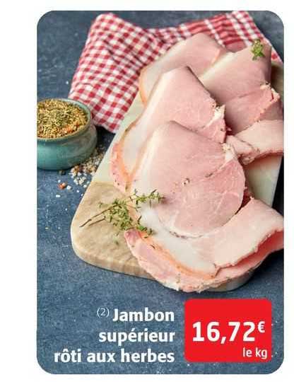 Promo Jambon Supérieur Rôti Aux Herbes chez Colruyt iCatalogue fr