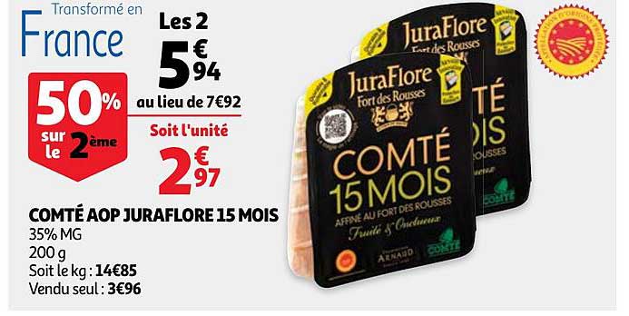 Promo Comt Aop Juraflore Mois Chez Auchan Icatalogue Fr