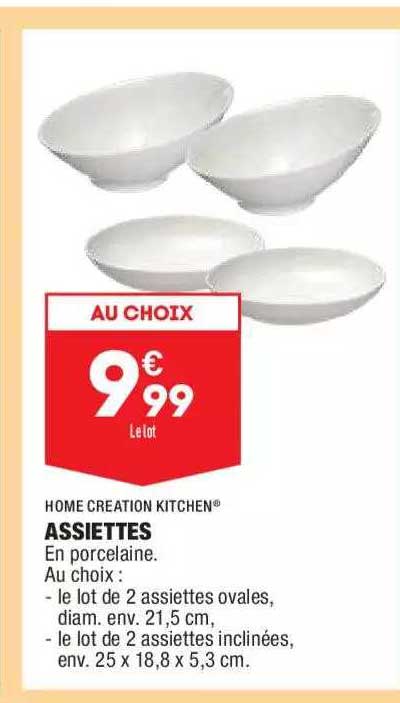 Promo Assiettes Home Creation Kitchen Chez Aldi Icatalogue Fr