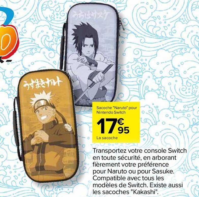 Offre Sacoche Naruto Pour Nintendo Switch Chez Carrefour