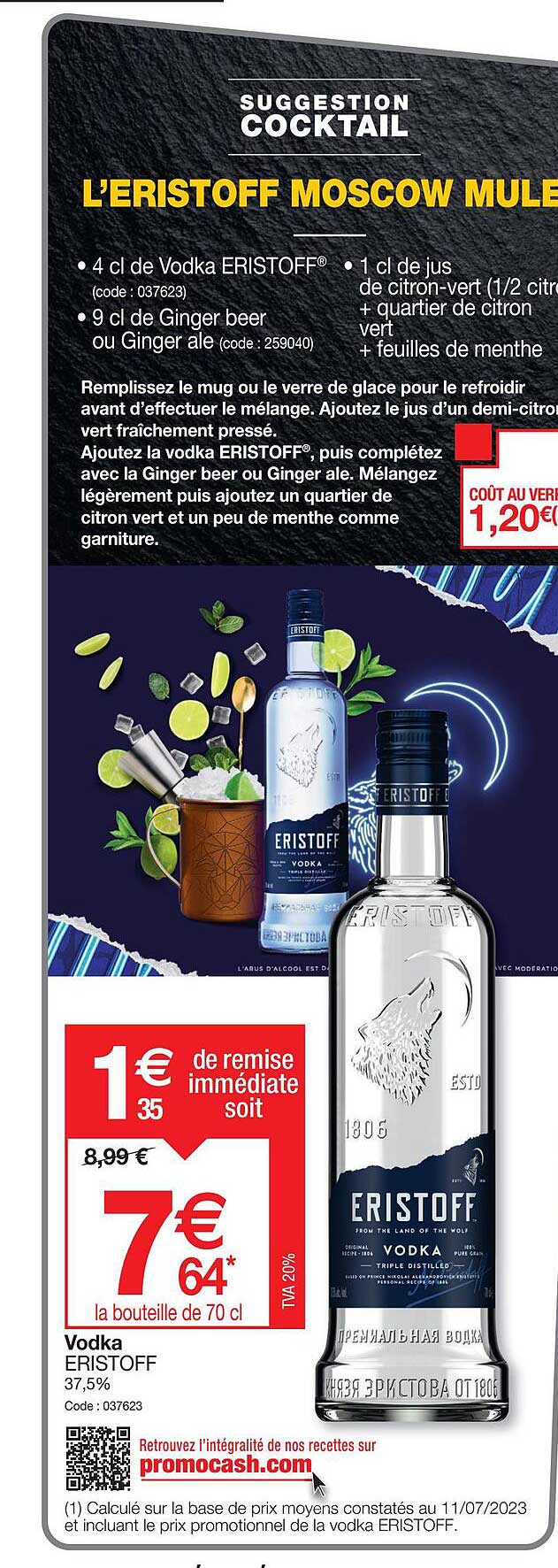 Promo Vodka Eristoff Chez Promocash Icatalogue Fr