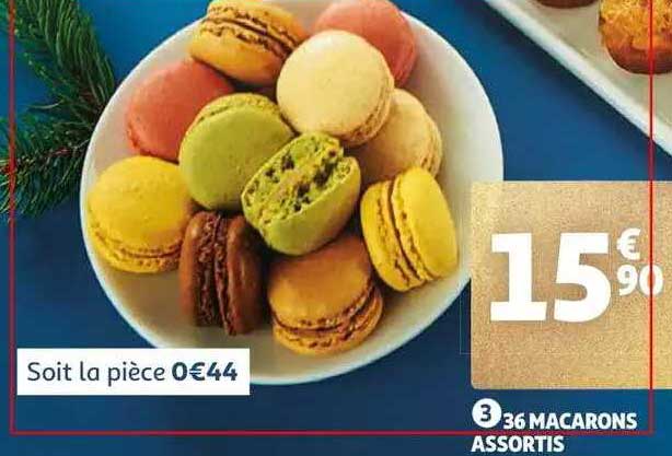 Promo Macarons Assortis Chez Auchan Icatalogue Fr