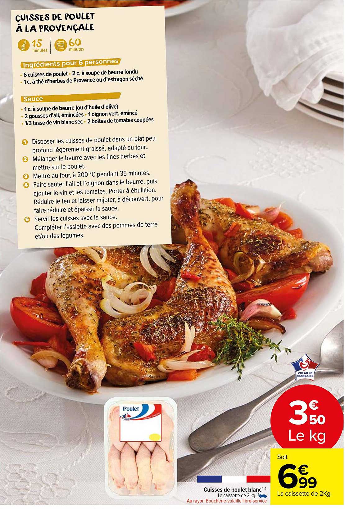 Promo Cuisses De Poulet Blanc Chez Carrefour Market Icatalogue Fr