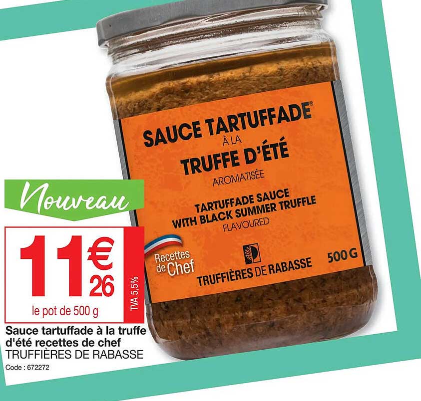 Promo Sauce Tartuffade La Truffe D T Recettes De Chef Truffi Res De