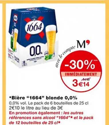 Promo Bi Re Blonde Chez Monoprix Icatalogue Fr