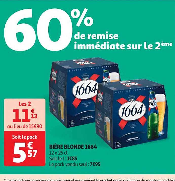 Promo Bi Re Blonde Chez Auchan Icatalogue Fr