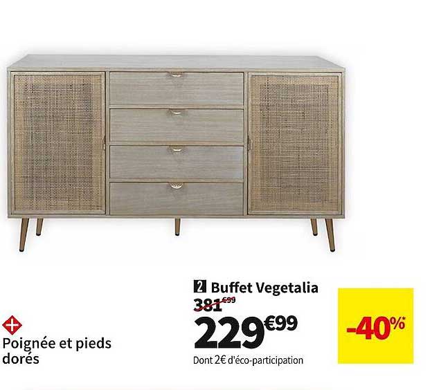 Promo Buffet Vegetalia Chez Conforama Icatalogue Fr