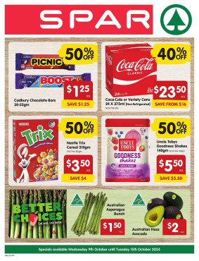 Spar Catalogue