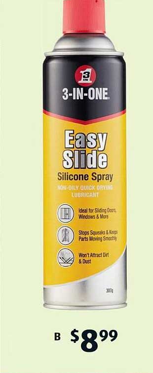 3-IN-ONE Easy Slide Silicone Spray