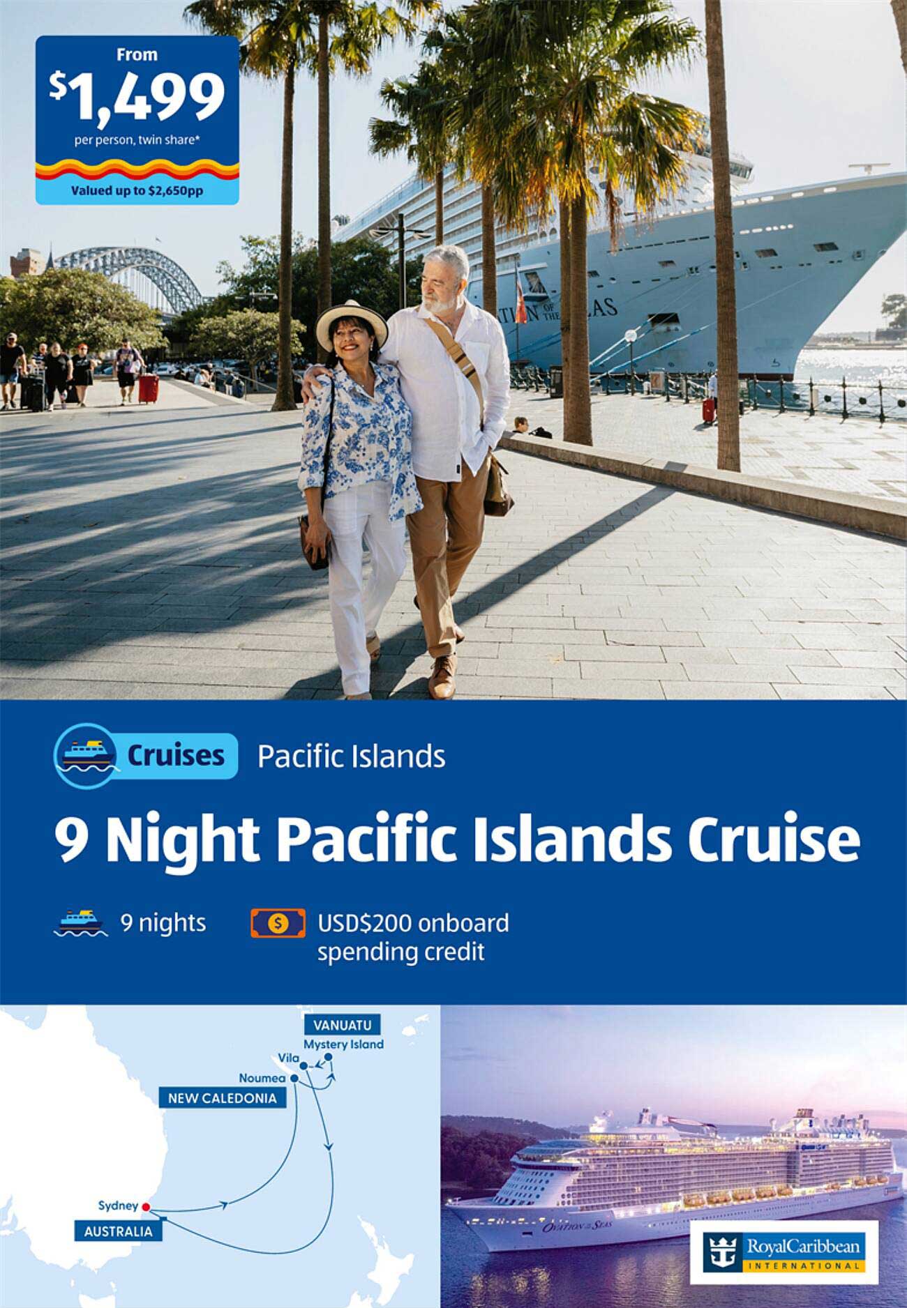 9 Night Pacific Islands Cruise