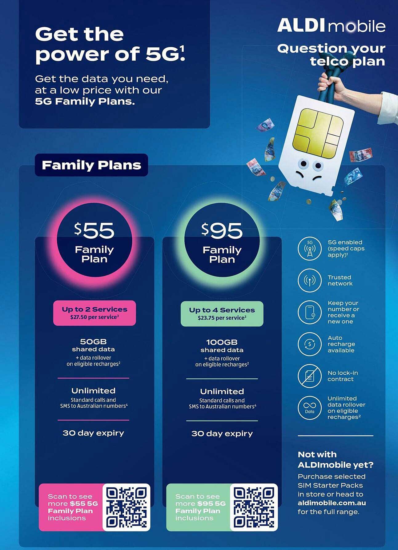 ALDImobile 5G Family Plans