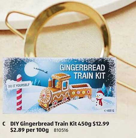 DIY Gingerbread Train Kit