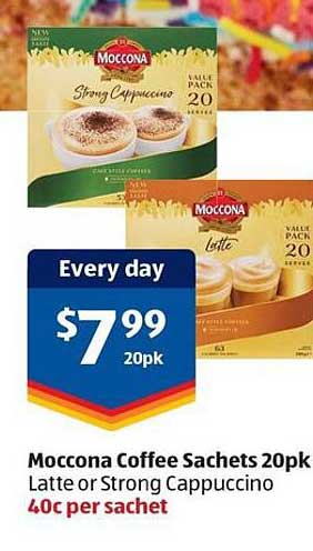 Moccona Coffee Sachets 20pk