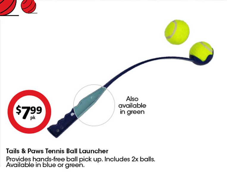 Tails & Paws Tennis Ball Launcher