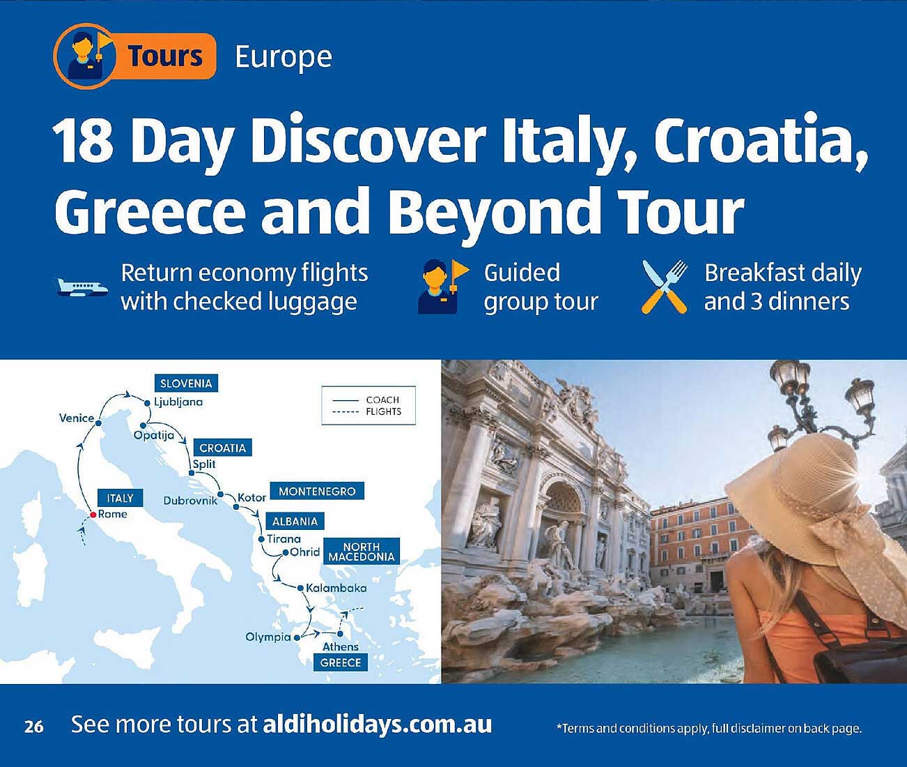 18 Day Discover Italy, Croatia, Greece and Beyond Tour