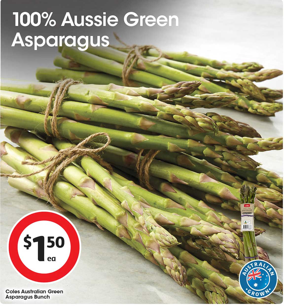 100% Aussie Green Asparagus