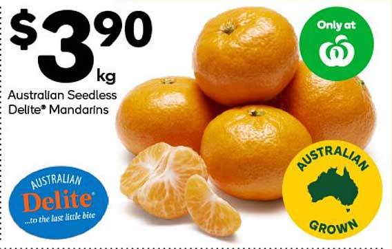 Australian Seedless Delite® Mandarins