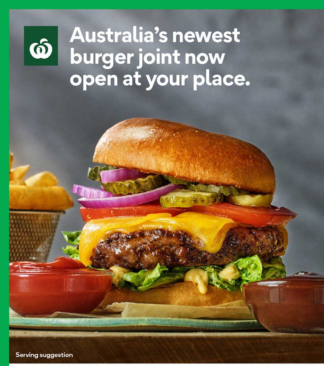 Australia’s newest burger joint now open at your place.