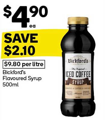 Bickford's Flavoured Syrup