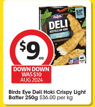 Birds Eye Deli Hoki Crispy Light Batter