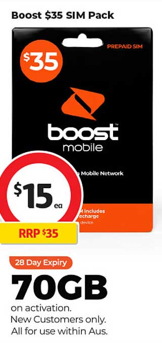 Boost $35 SIM Pack