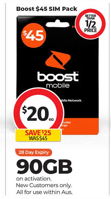 Boost $45 SIM Pack