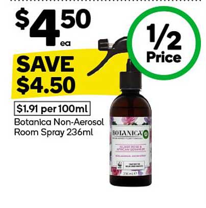 Botanica Non-Aerosol Room Spray