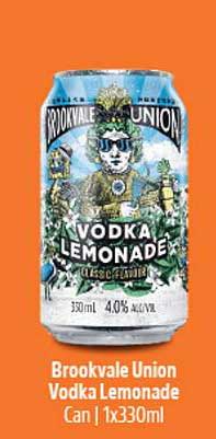 Brookvale Union Vodka Lemonade