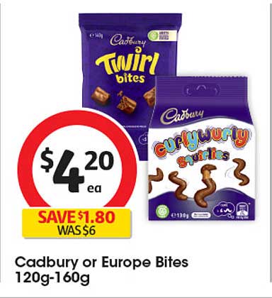 Cadbury or Europe Bites